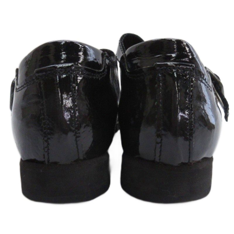 ナカムラ nakamura エナメル Tストラップ シューズ ブラック □TC