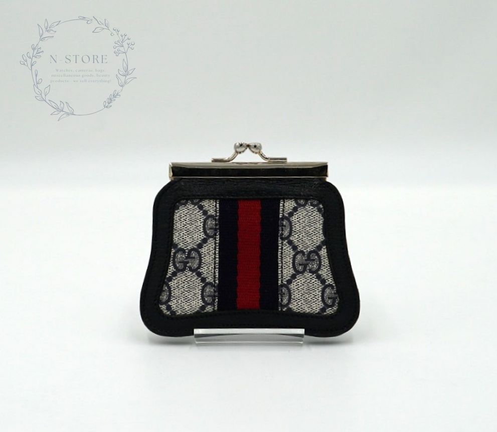 GUCCI オールドグッチ シェリーライン がまぐち ケース スプリーム GUCCI オールドグッチ GGスプリーム シェリーライン がまぐち コイン
