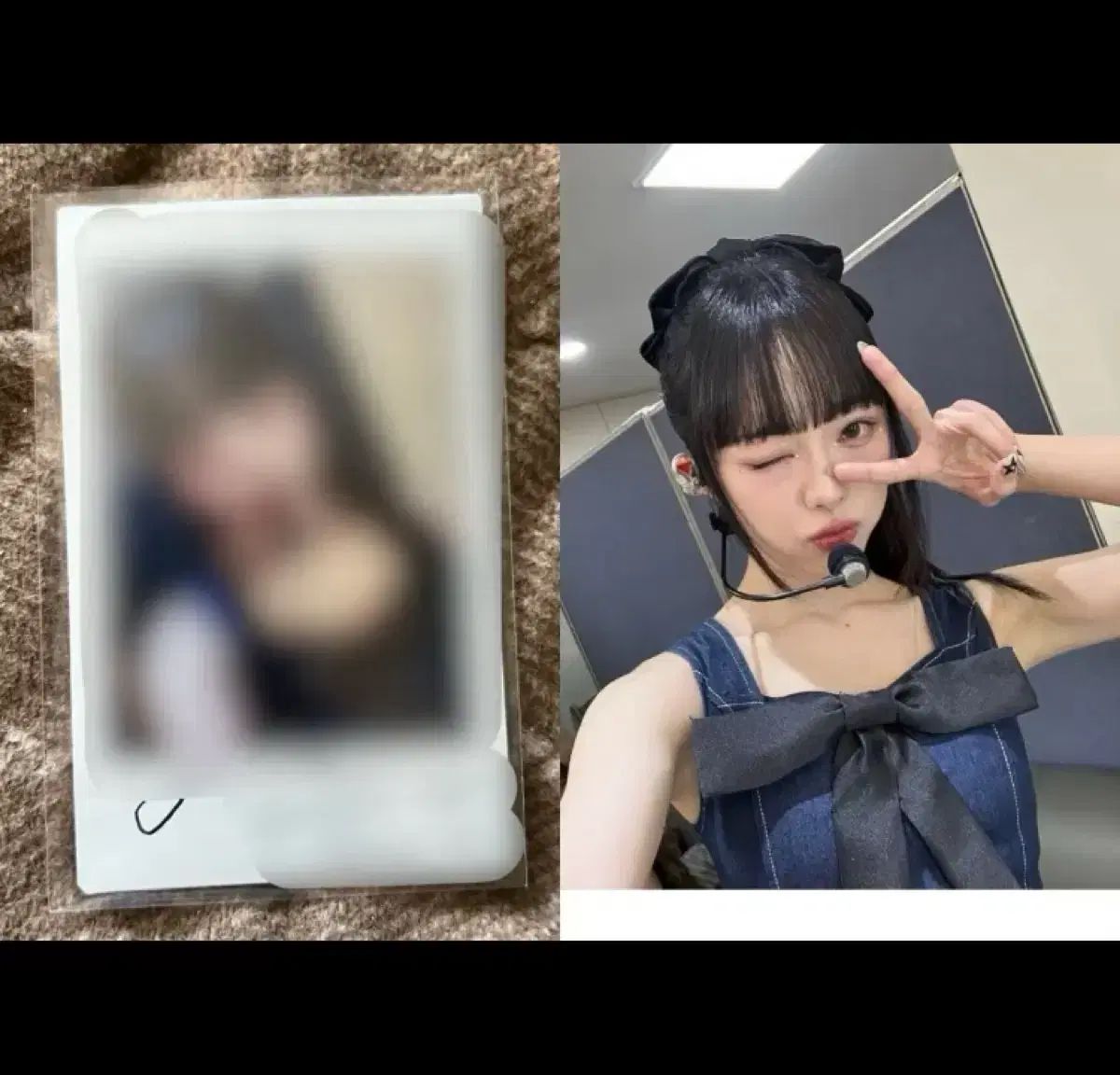 ジニ genius イェヨン サイン入りチェキ - メルカリ