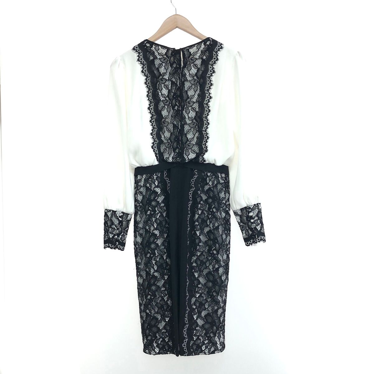 TADASHI SHOJI タダシショージ バイカラーレースドレス サイズ:0 