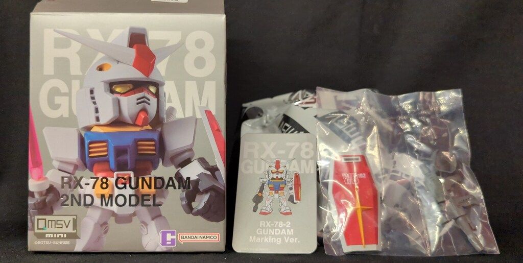 TOUMART/バンダイナムコ QMSV mini/RX-78 GUNDAM 2ND MODEL 機動戦士