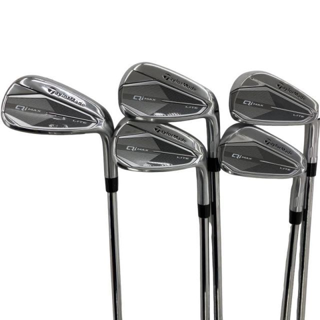 中古】 テーラーメイド Qi MAX LITE 5S アイアンセット IR 純正特注