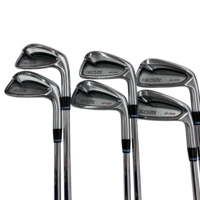 中古】 エポンゴルフ株式会社 EPON AF-306 6S アイアンセット IR 純正