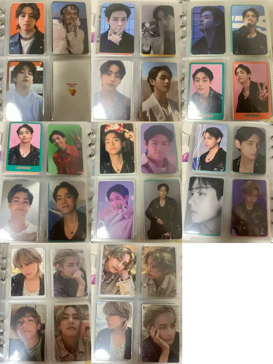 BTS 防弾少年団 バンタン キム テヒョン ヴィ V テテ トレカ 全メンバー まとめ PHOTOCARD