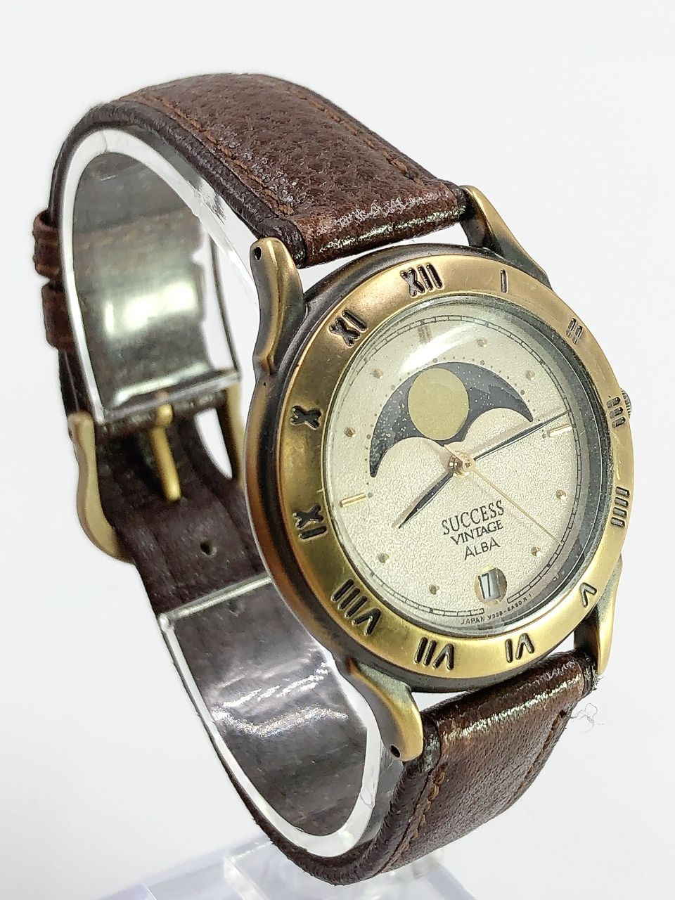 SEIKO ALBA 新品電池 稼働 時計 サン＆ムーン サクセス ヴィンテージ