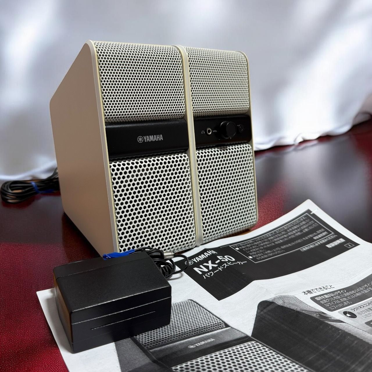 ☆送料無料 美品 YAMAHA ヤマハ NX-50 W ホワイト パワードスピーカー