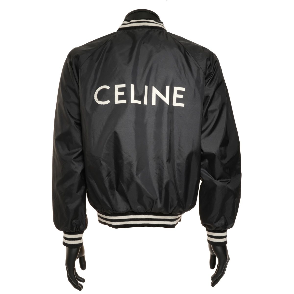 CELINE セリーヌ ジャケット テディジャケット ブルゾン ナイロン ロゴ