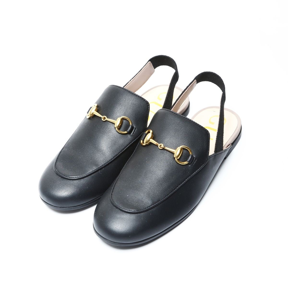 GUCCI グッチ ローファー プリンスタウン レザーミュール ホースビット