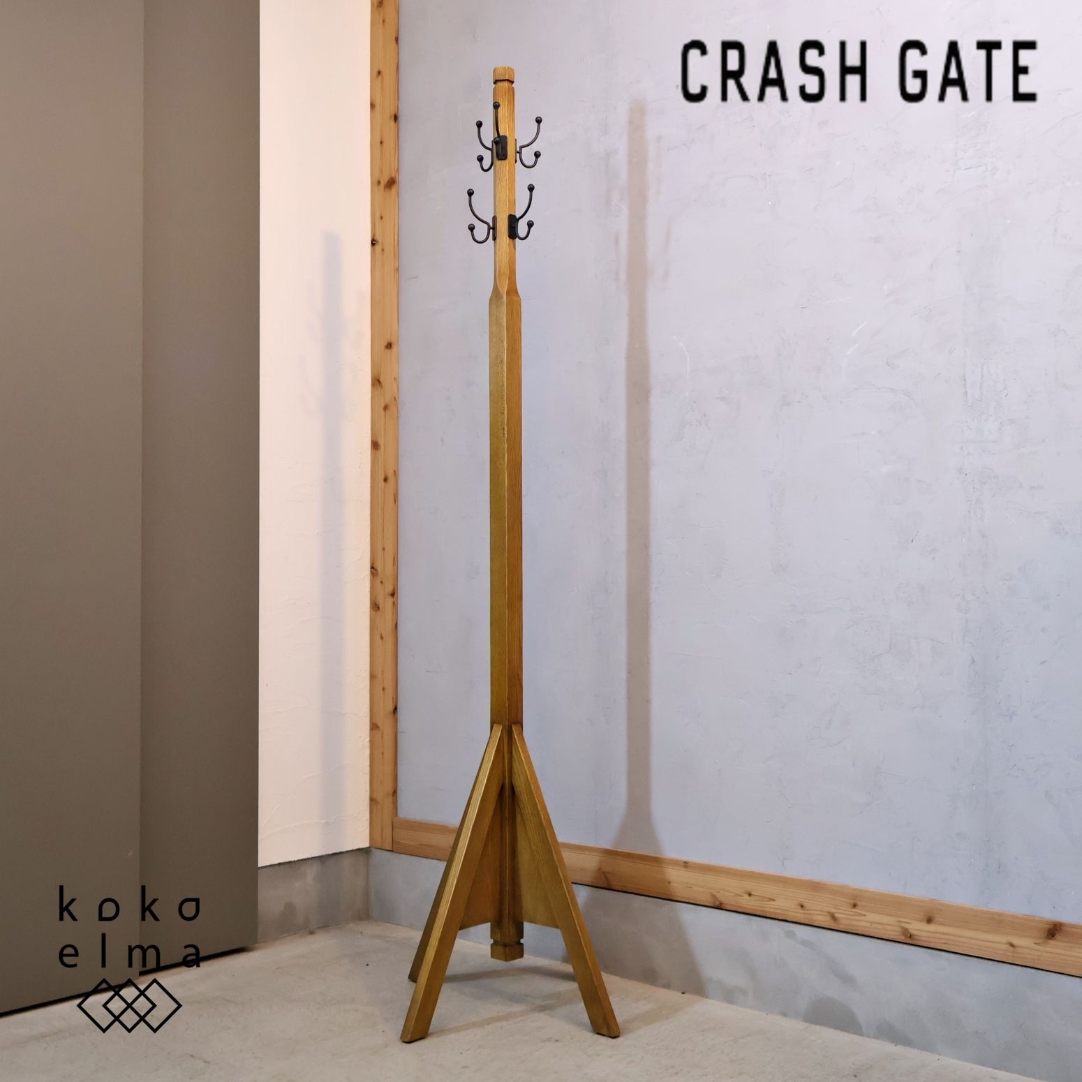 CRASH GATE Knot antiques convex stool L クラッシュゲート ノット 