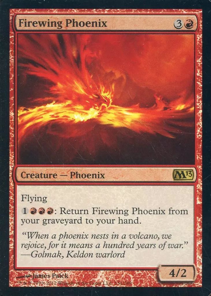 中古】マジックザギャザリング 131/249[R ]：【M13】【FOIL】Firewing