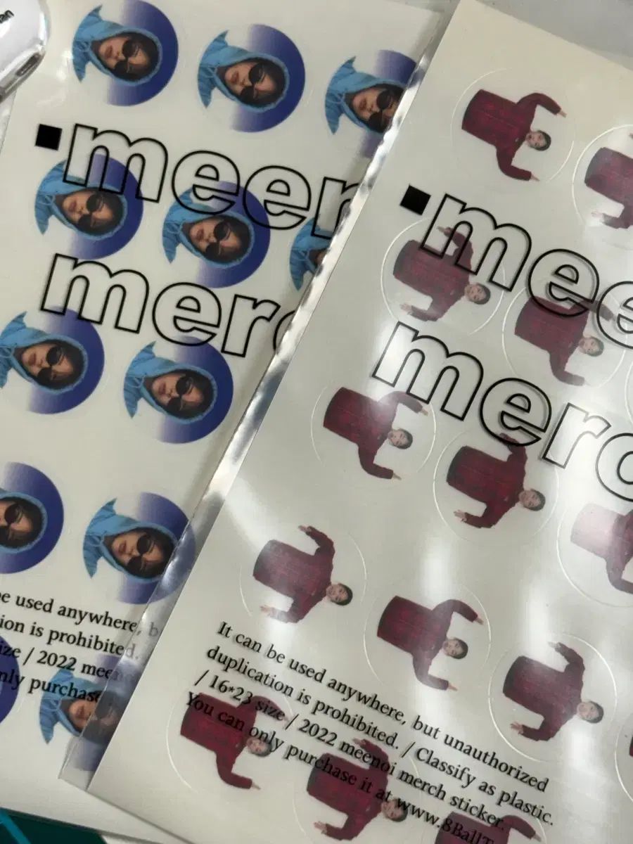 meenoi キーホルダー ステッカー セット