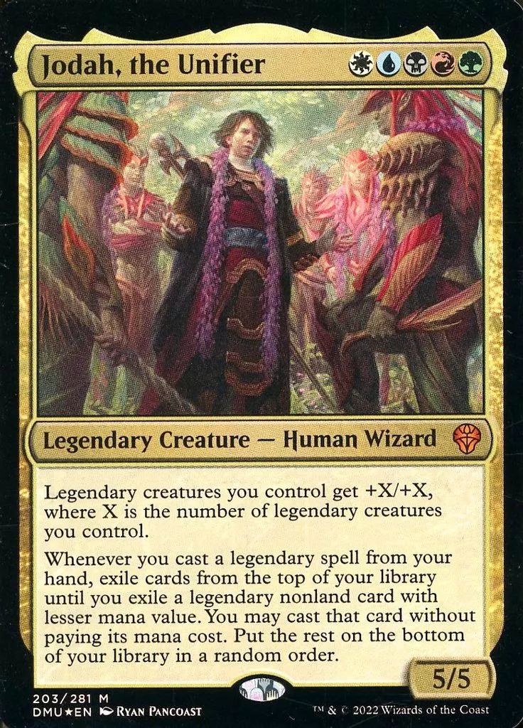 中古】マジックザギャザリング 203/281[神話R]：【DMU】【FOIL】Jodah