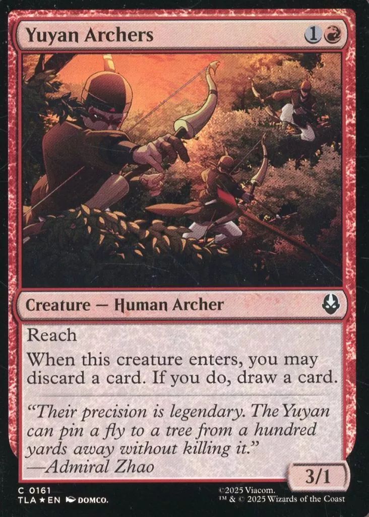 中古】マジックザギャザリング 0161[C]：【TLA】【FOIL】Yuyan Archers