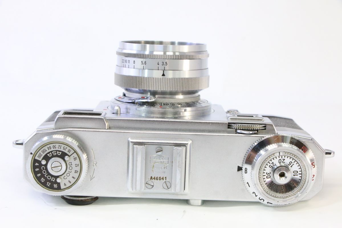 動作保証・点検済】良品□Contax IIa + Zeiss Opton Tessar 50mm F3.5