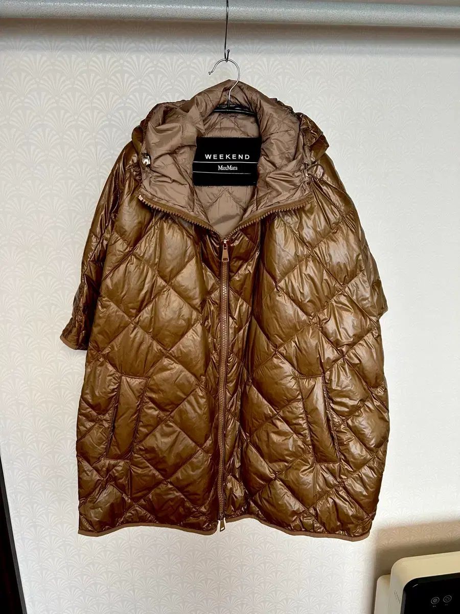 ウィークエンド MAX MARA マックスマーラ ポンチョ ダウン (38/Free