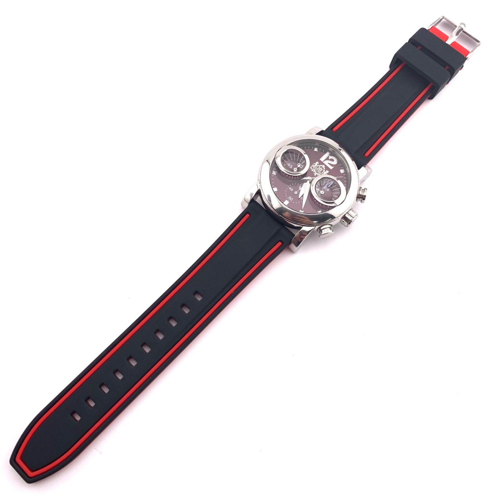 中古】ORIENT EXPRESS ISTANBUL OA-8013 クロノグラフ 腕時計 ブラック 