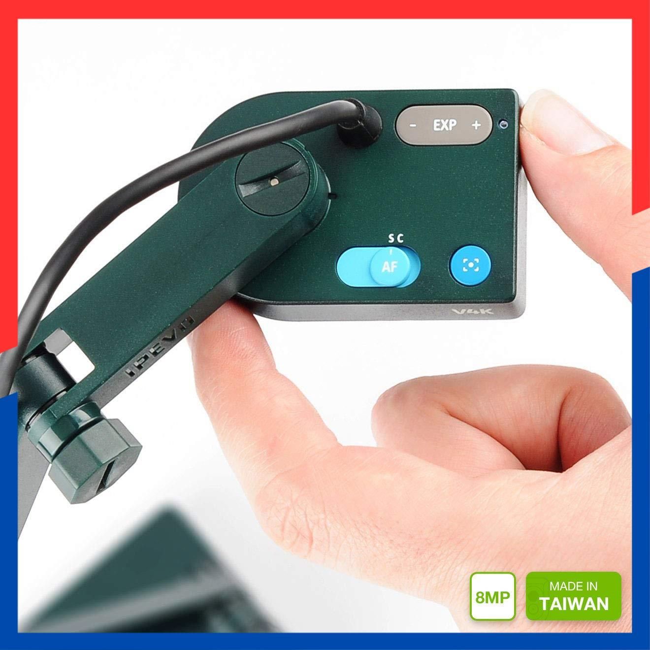 数量 V 4 K 視野角72° 書画カメラ 800万画素 UHD USB接続 IPEVO 全指向性 マイク ベーシックモデル