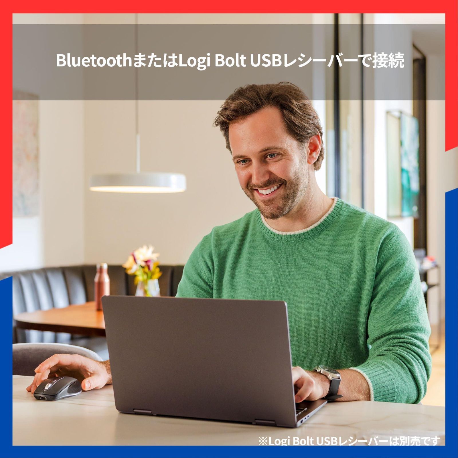 iPad Chrome OS Mac Windows 無線 ワイヤレスマウス 充電式 Android 高速スクロールホイール 対応 Actions Smart MX 1800 コンパクト Unifying非対応 Bolt Logi グラファイト Bl