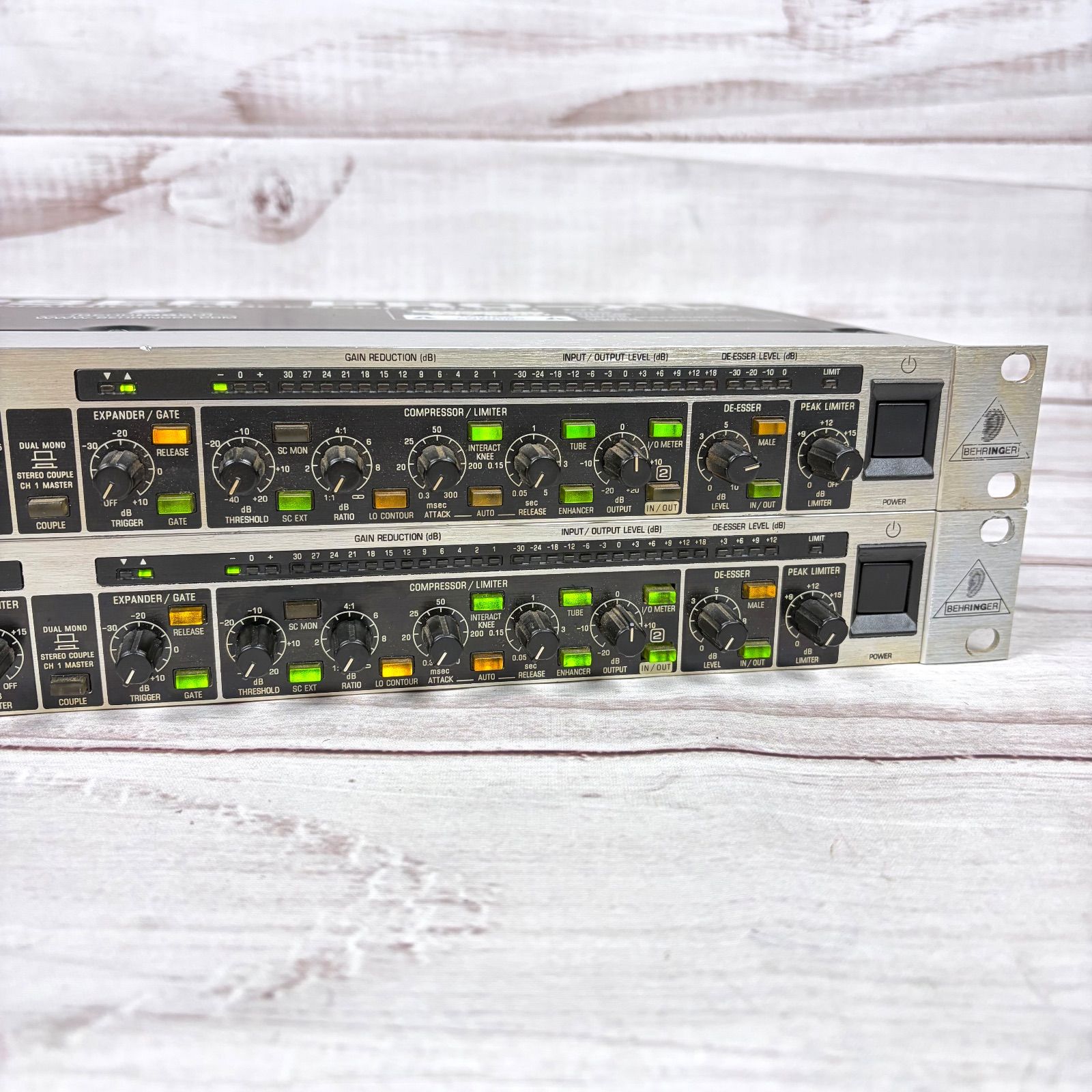 BEHRINGER MDX2600 ベリンガー コンプレッサー 2台セット - メルカリ