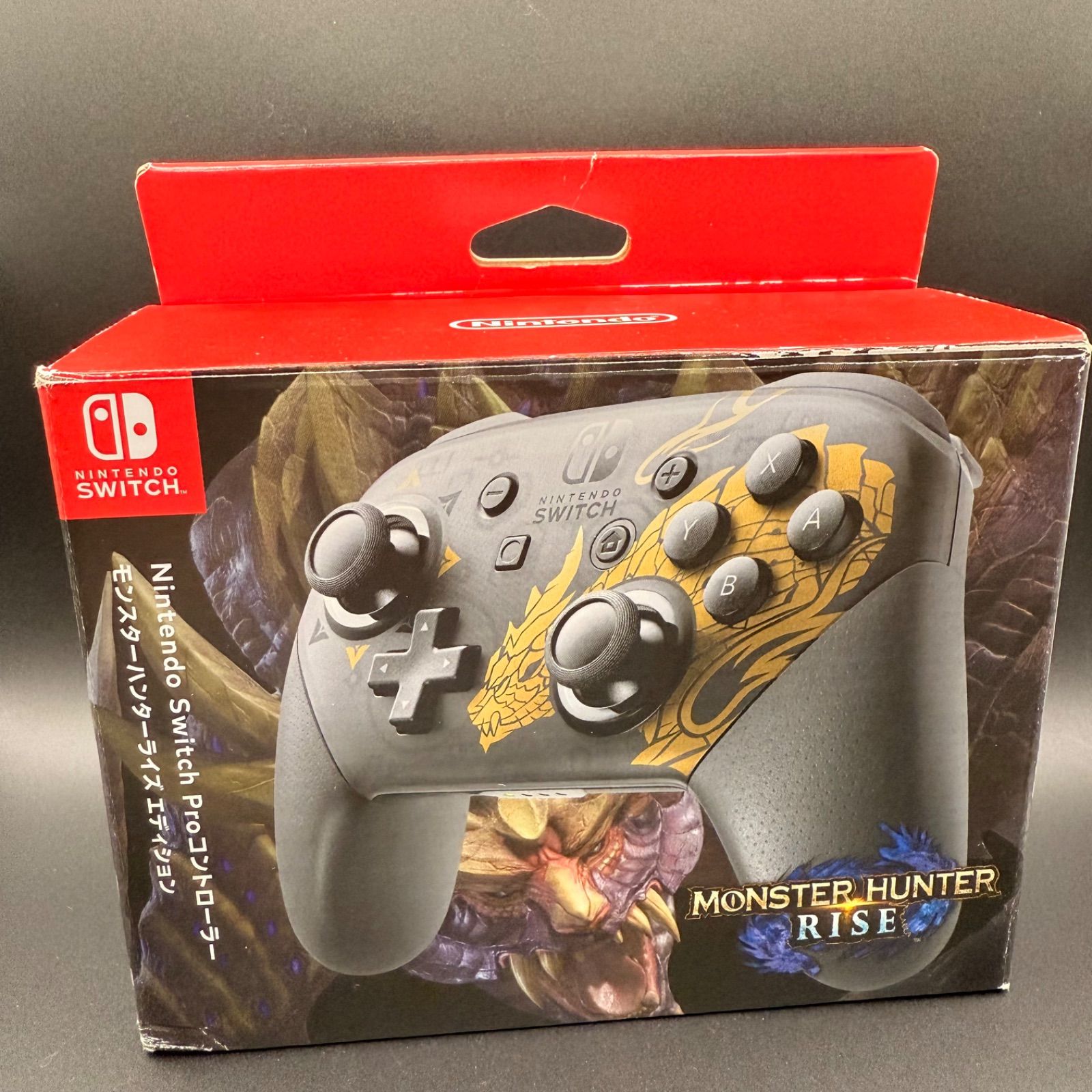 任天堂 純正Switch プロコン モンハン メタルスティックカバー 新品TMR