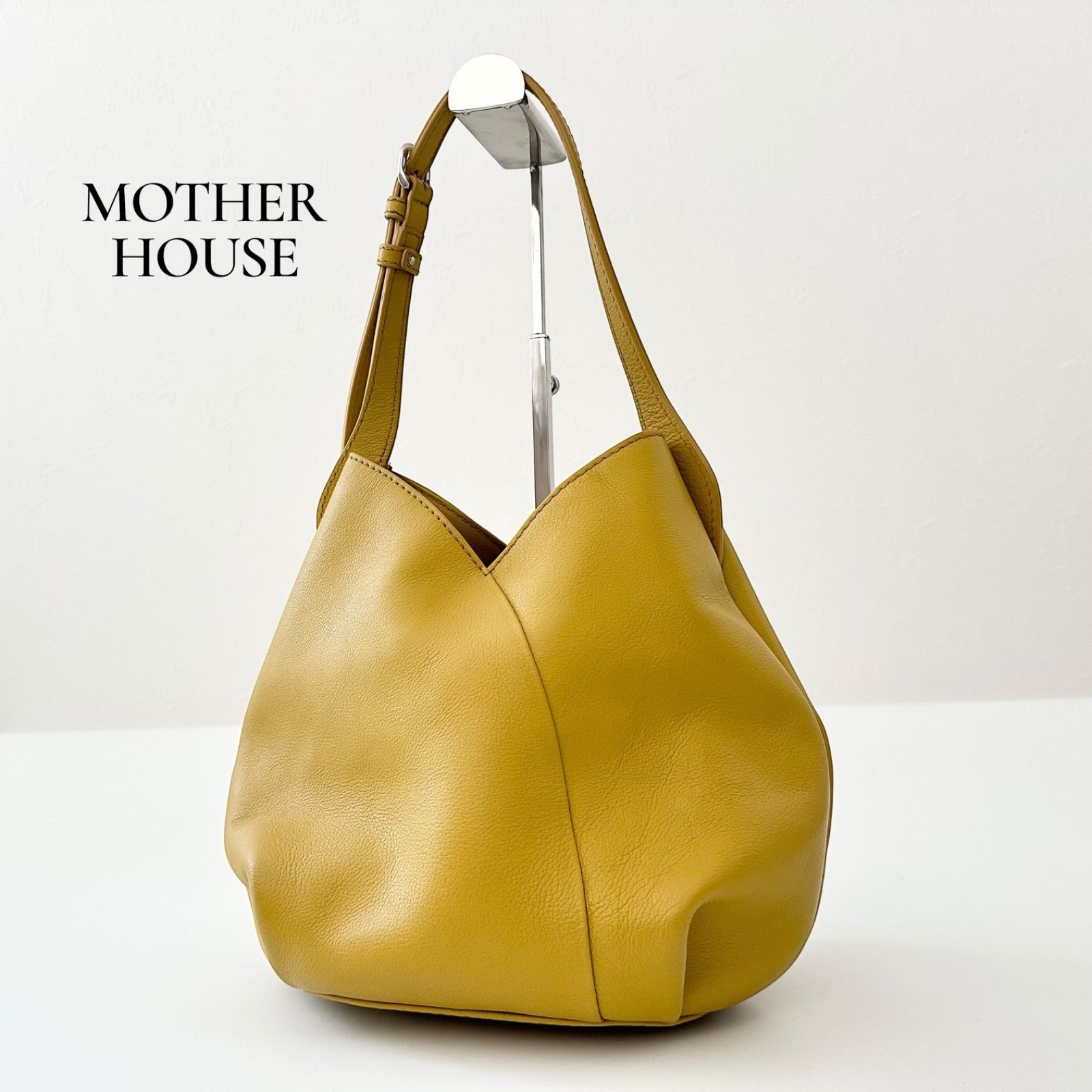美品 マザーハウス ミズバショウ M イエロー 定価35200円 MOTHERHOUSE 