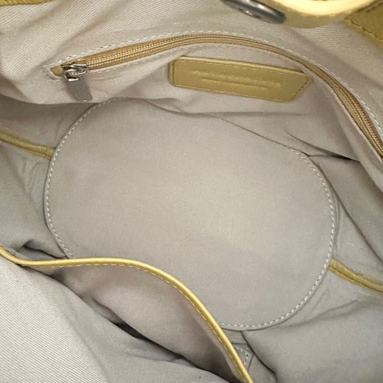 美品 マザーハウス ミズバショウ M イエロー 定価35200円 MOTHERHOUSE