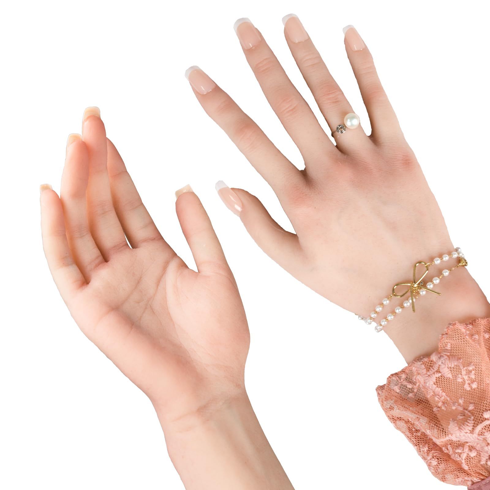 新品 SILIFEELER ハンドモデル 手の模型 シリコン手 女性の手 リアル手