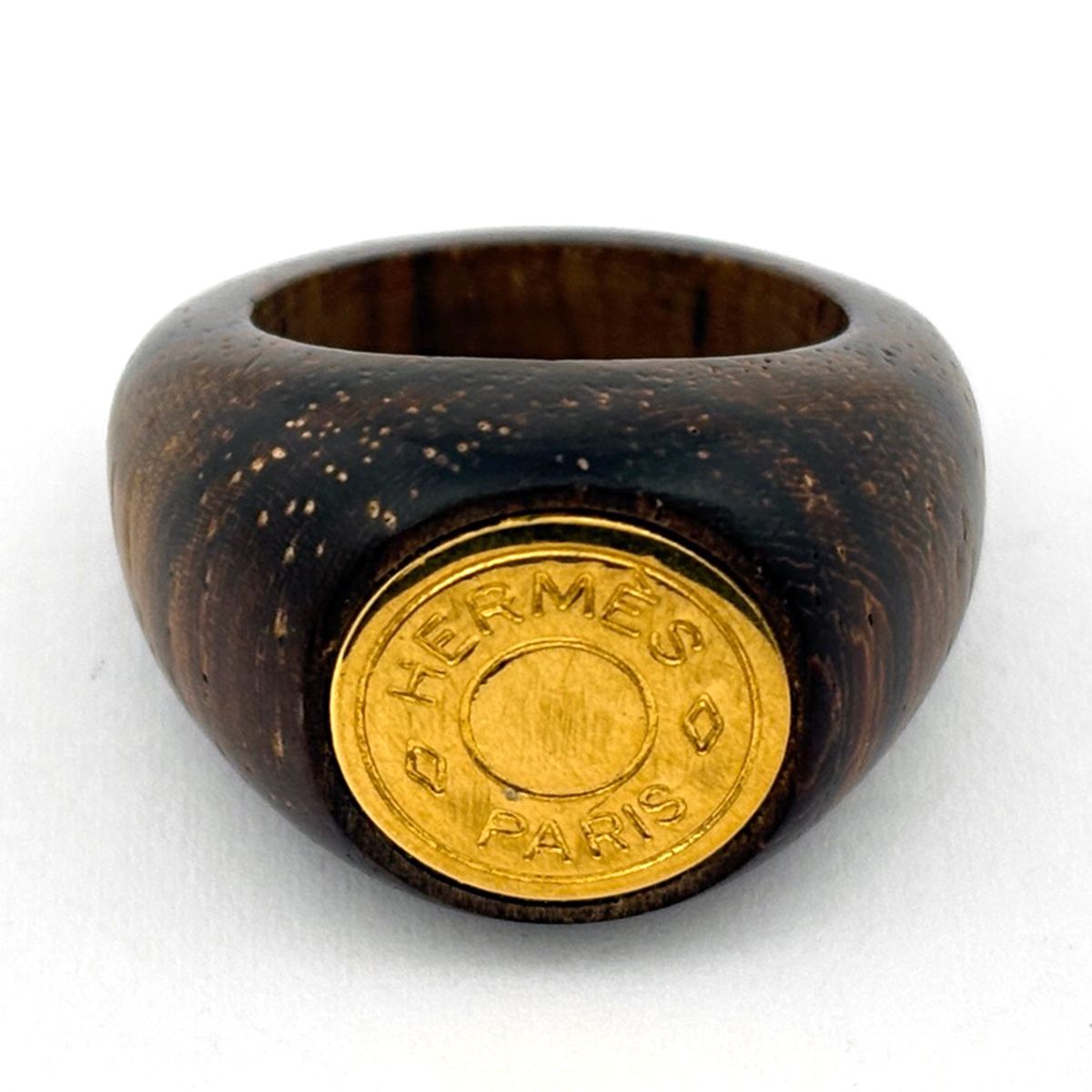エルメス HERMES セリエ ウッドリング 指輪 リング 10号 ウッド GP