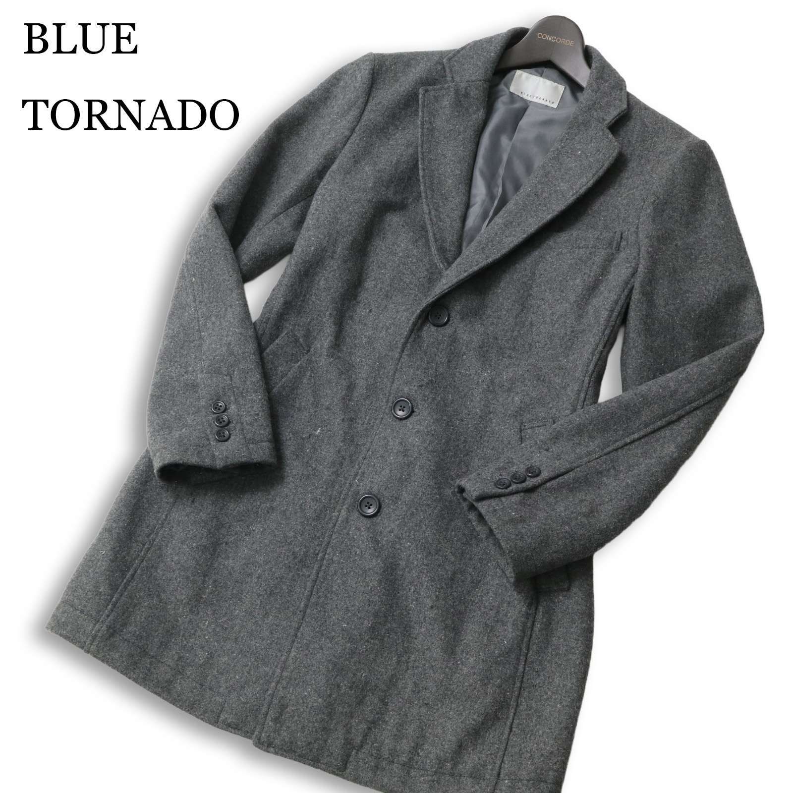 BLUE TORNADO トルネードマート 秋冬☆ ウール チェスター コート Sz.M