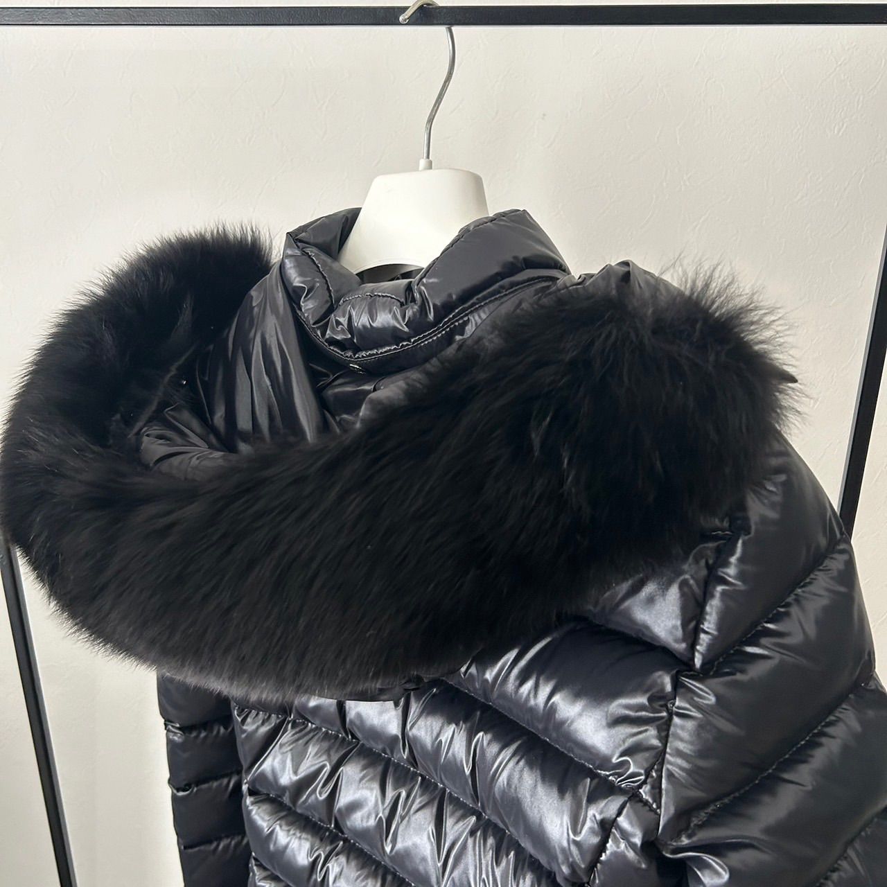 モンクレール MONCLER BADYFUR リアルブルーフォックス☆サイズ0 