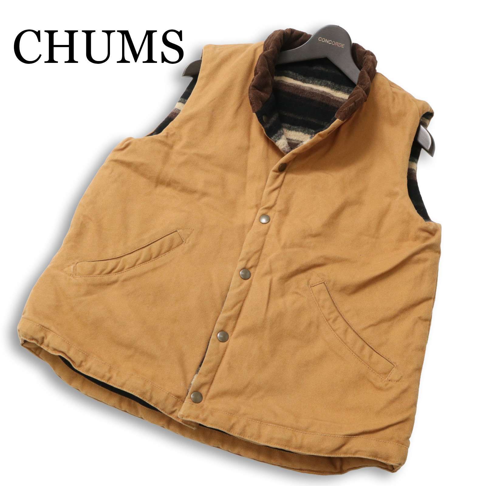 CHUMS チャムス Hurricane Reversible Vest 2WAY リバーシブル 中綿 