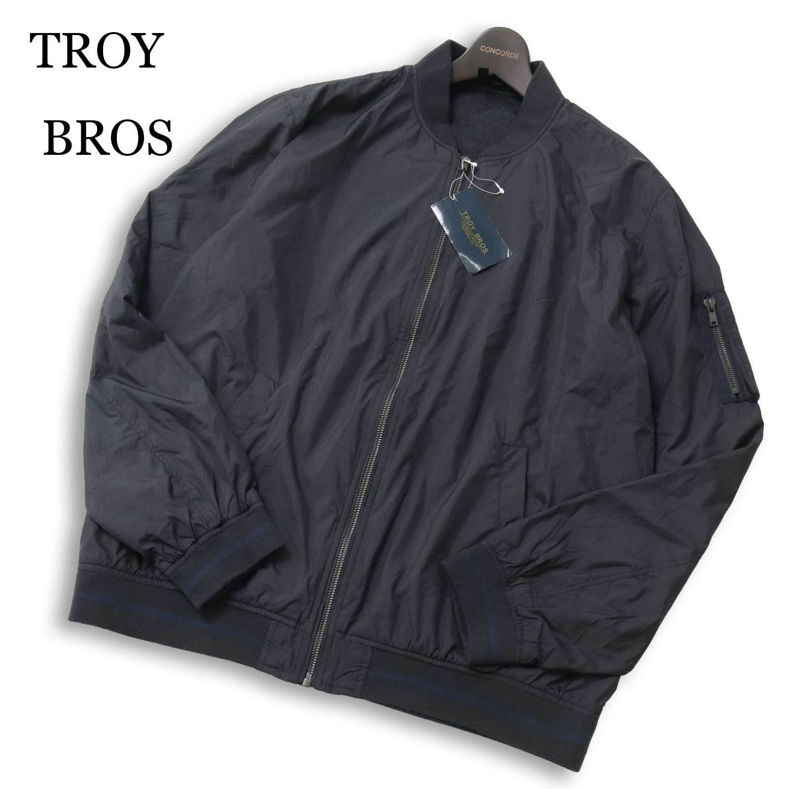 90s Troy Bros フライトジャケット 新品 未使用】 TROY BROS トロイブロス 通年☆ MA-1 フライト