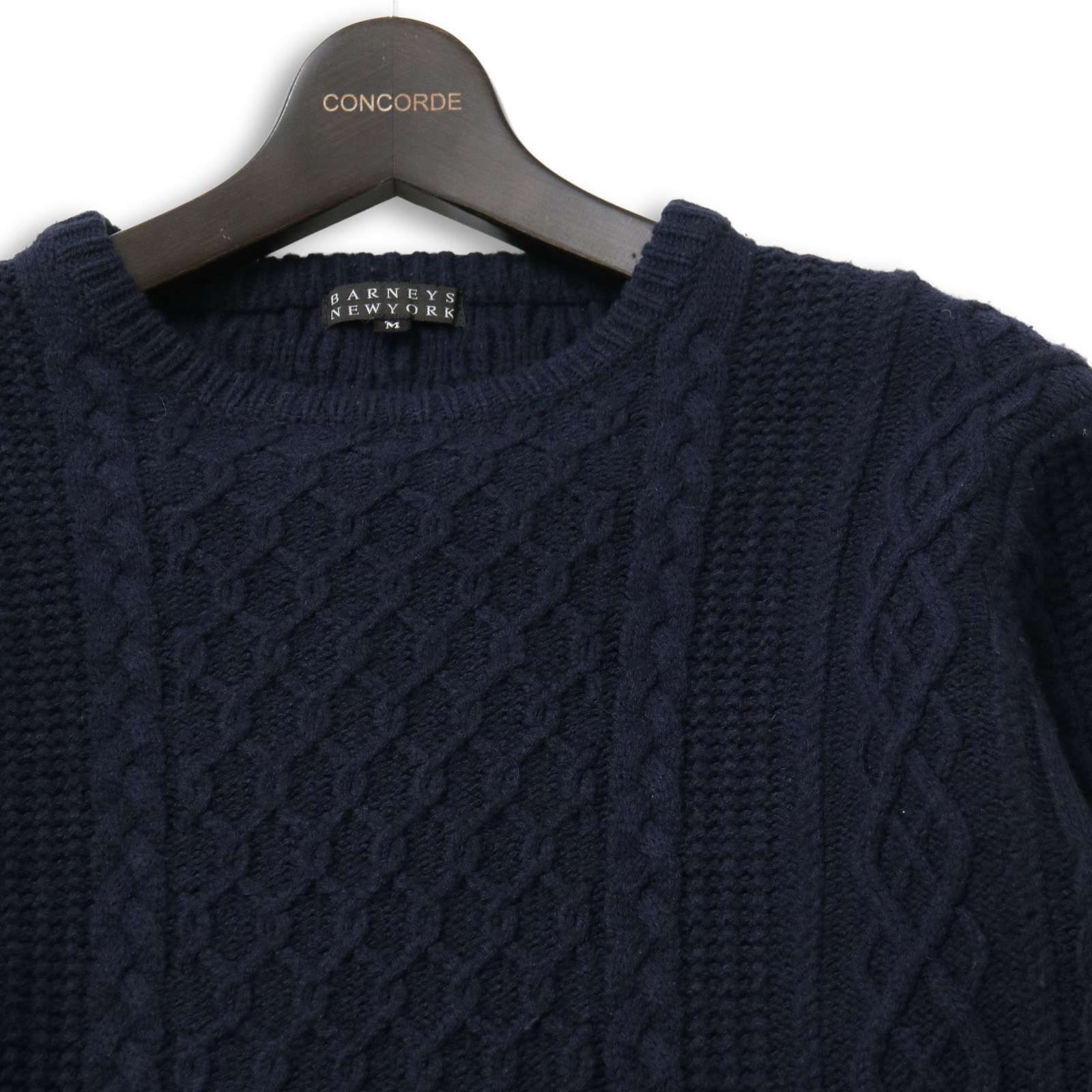 BARNEYS NEWYORK バーニーズ ニューヨーク 秋冬 ウール アラン編み 