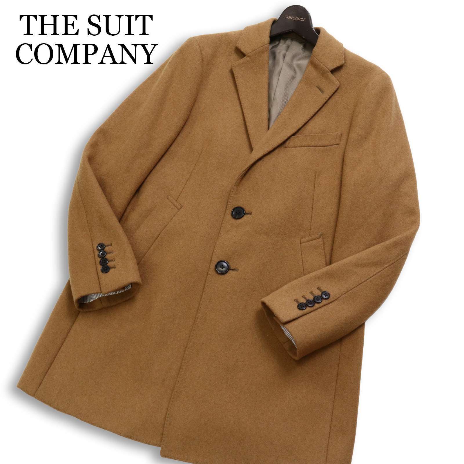 美品】THE SUIT COMPANY スーツカンパニー 秋冬 メルトン ウール