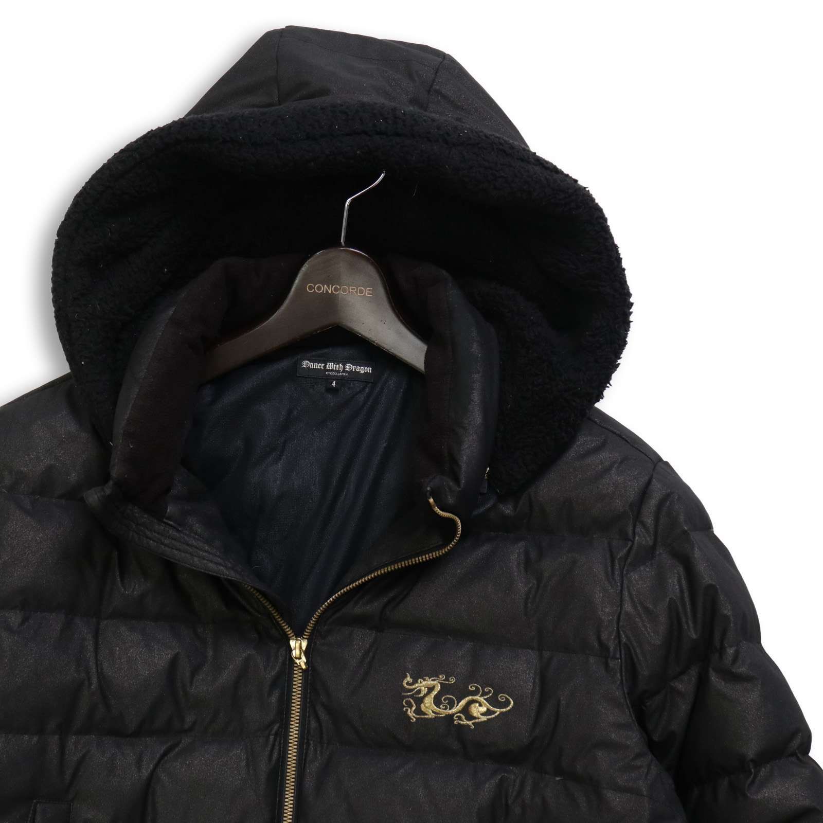 ダンスウィズドラゴン　ジャケット　レザー DANCE WITH DRAGON ダンスウィズドラゴン ゴルフ フェイク レザー