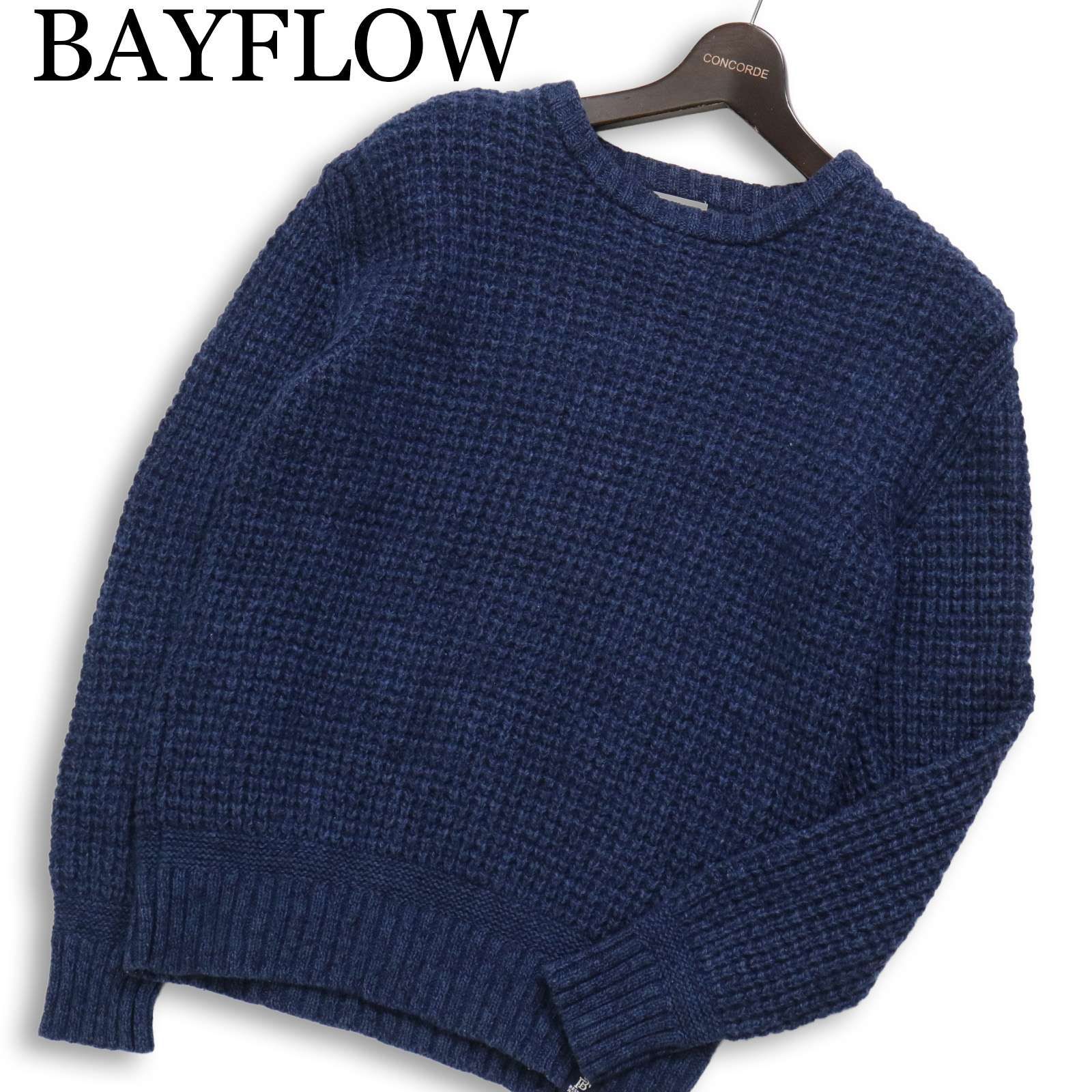 BAYFLOW ベイフロー インディゴ ネイティブ ニット BAYFLOW ベイフロー 