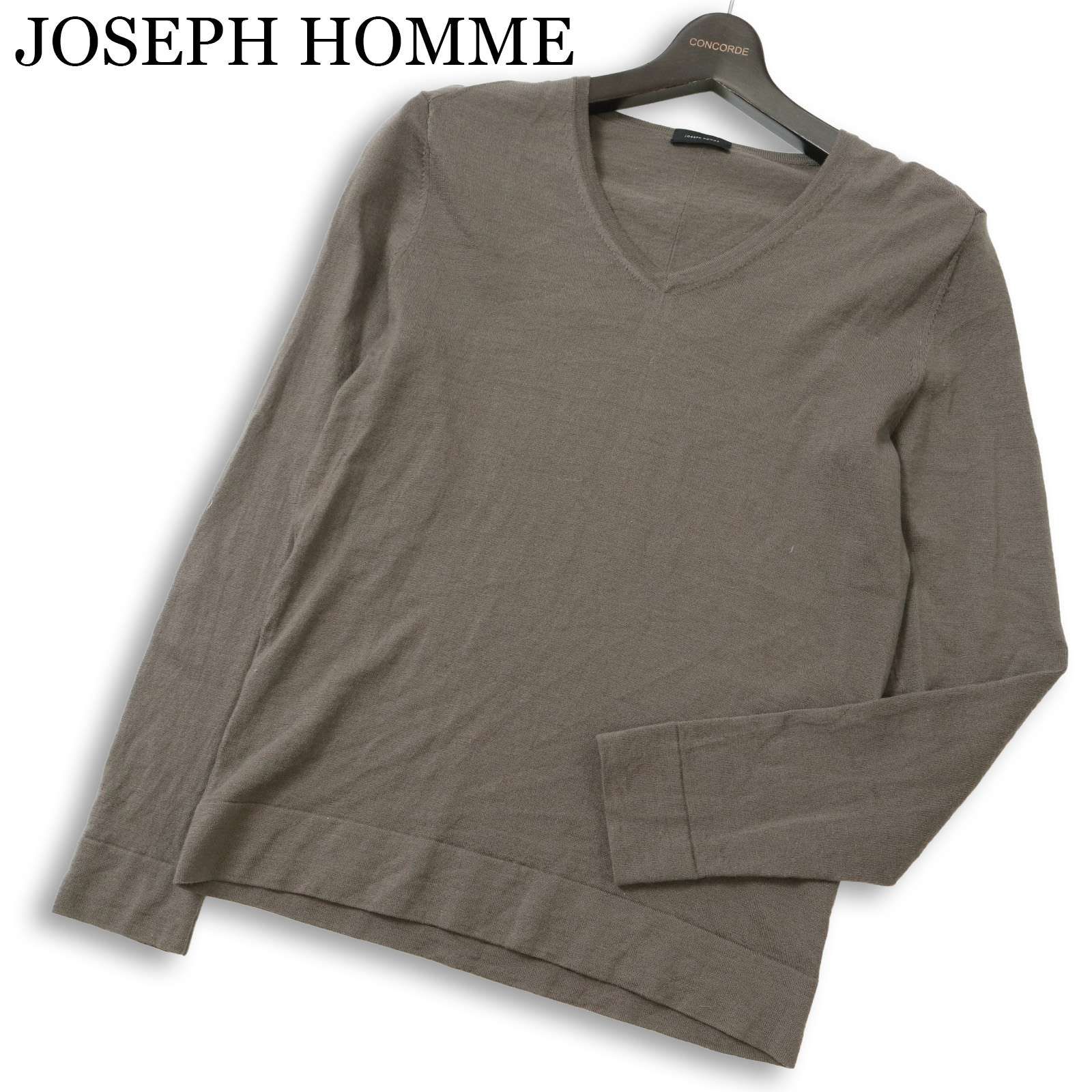 JOSEPH HOMME ジョセフ オム 秋冬 ウール100％☆ Vネック ニット 