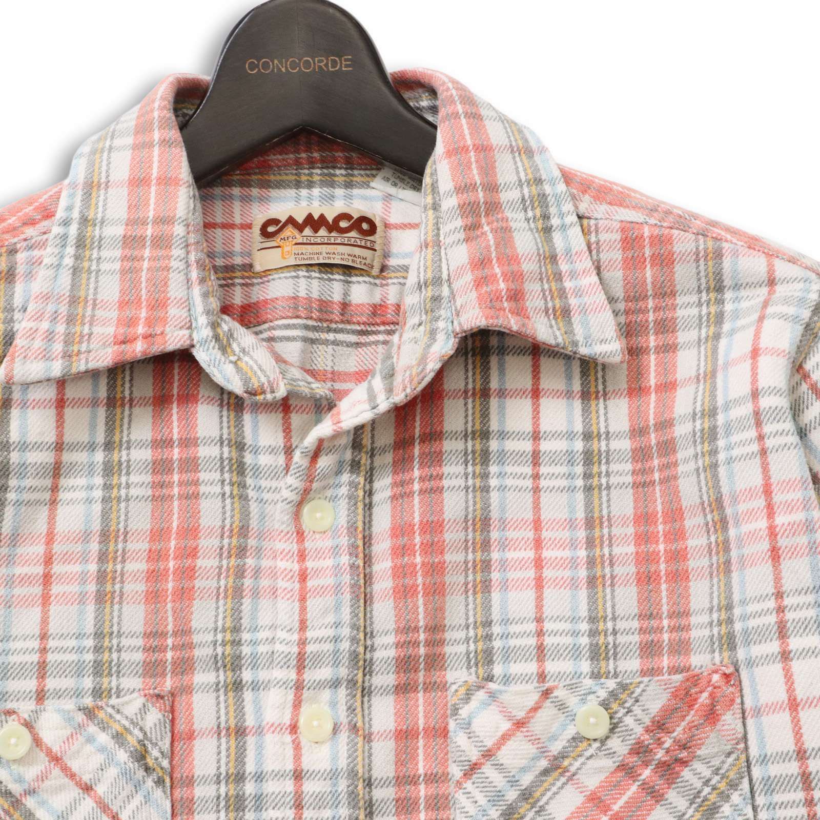CAMCO カムコ 秋冬 長袖 ワーク チェック ヘビー ネル シャツ Sz.L　メンズ