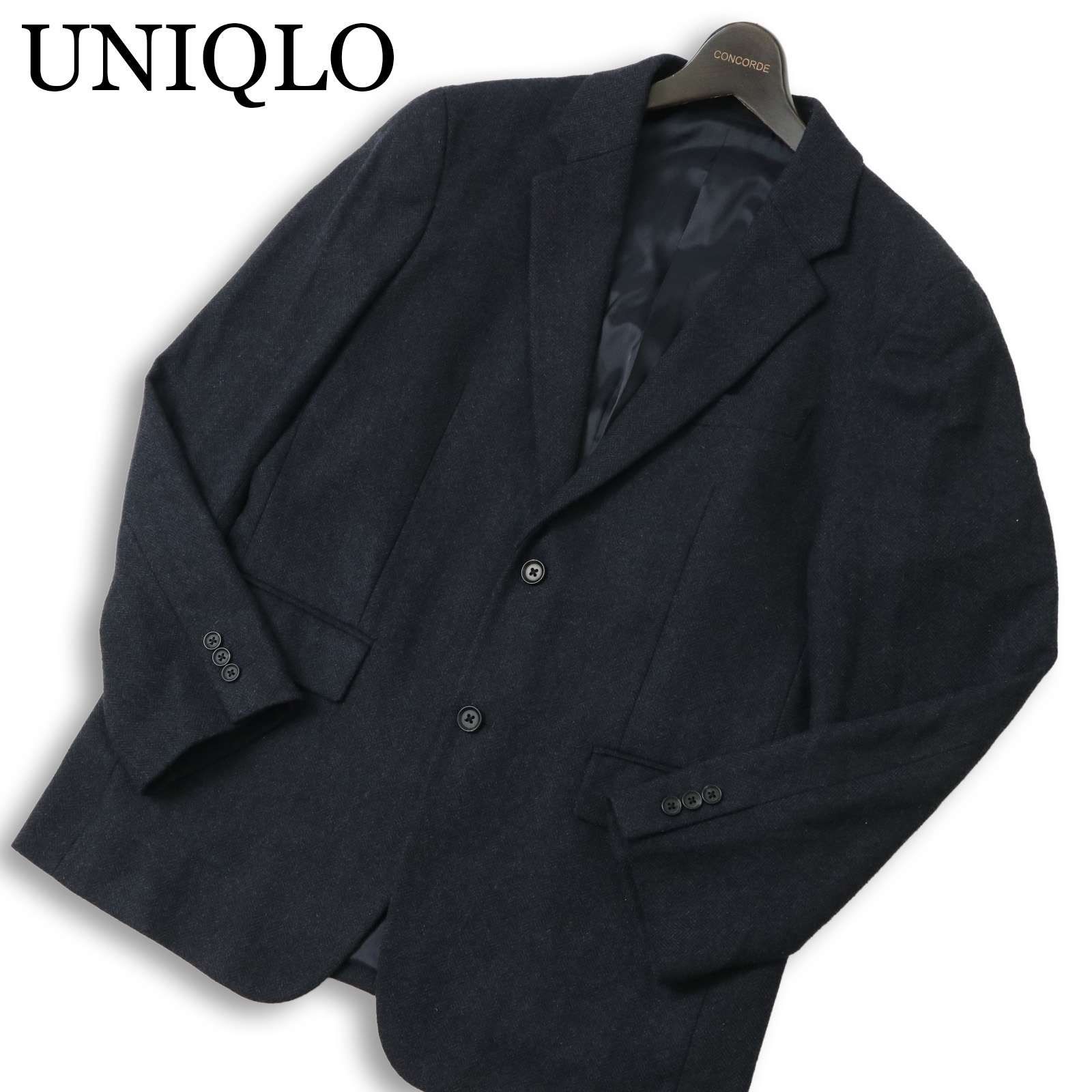 UNIQLO ユニクロ 秋冬 ウールブレンド☆ テーラード ジャケット 