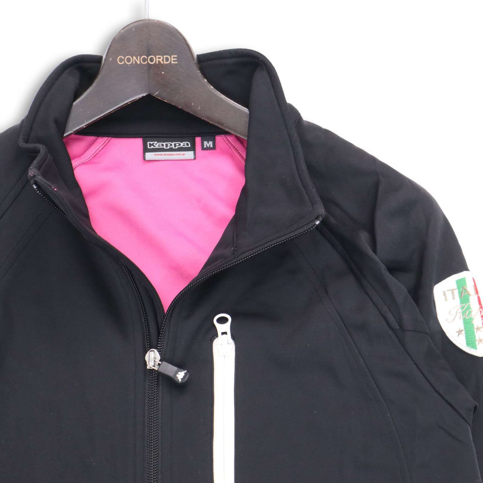 Kappa カッパ 秋冬☆ トラック ジャケット ブルゾン Sz.M メンズ 黒