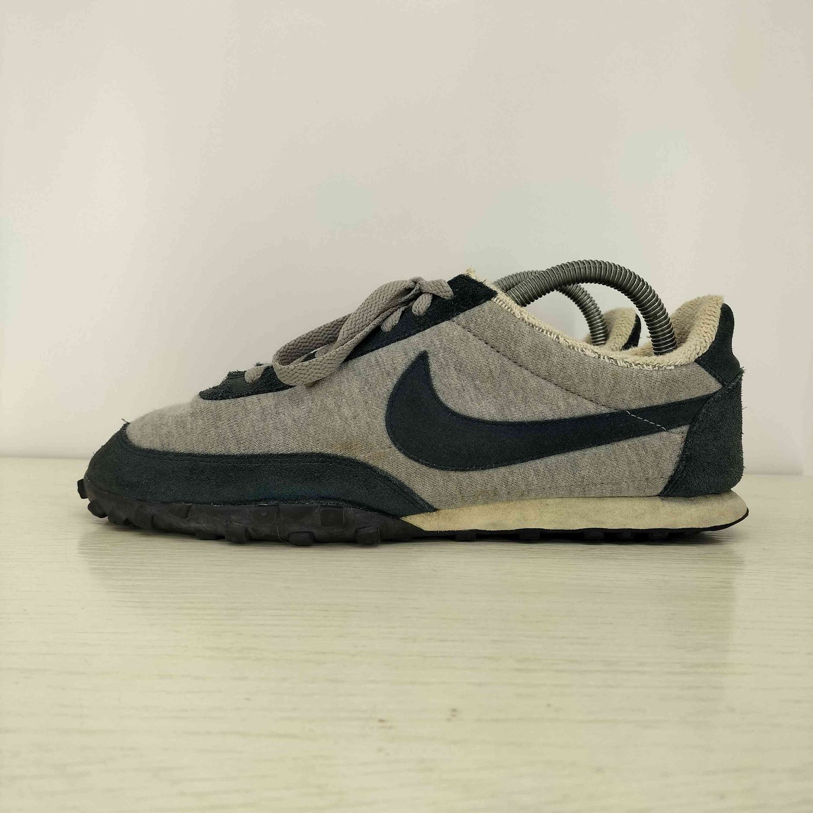 ナイキ NIKE WAFFLE RACER Premium Medium Grey/Armory Navy/Sail 
