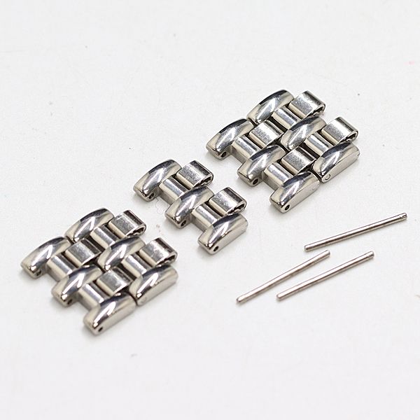 良品 オメガ デビル 純正コマ 5コマ シルバーカラー 17mm用 メンズ