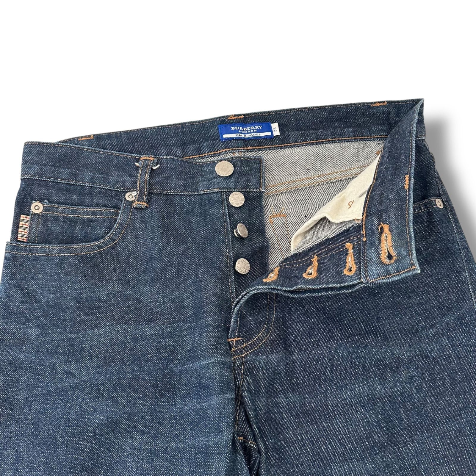 美品 BURBERRY LONDON BLUE LABEL バーバリーロンドン ブルーレーベル