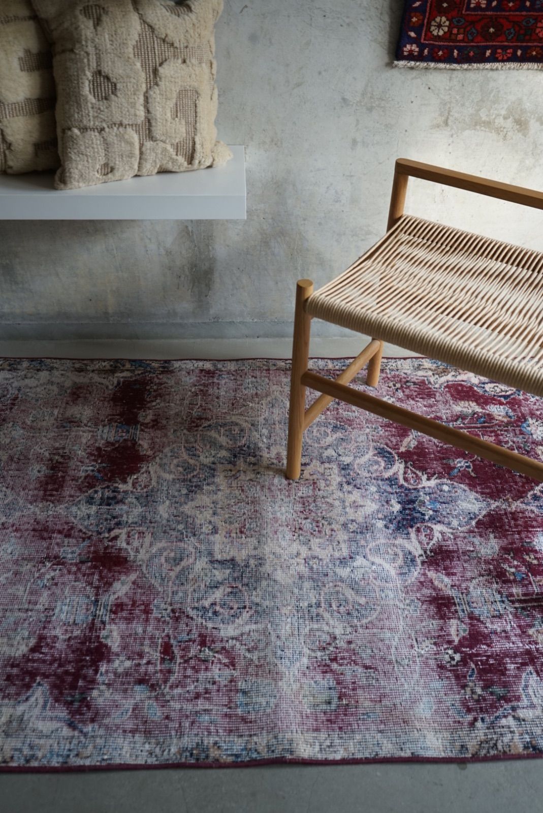 1970年代 トルコ ヴィンテージ ラグ 絨毯 106 x 202 cm トルコ