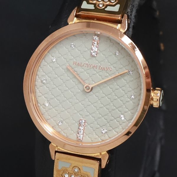 Halcyon Days エナメル置時計 HALCYON DAYS ENAMELS/置き時計 R114718693 高価