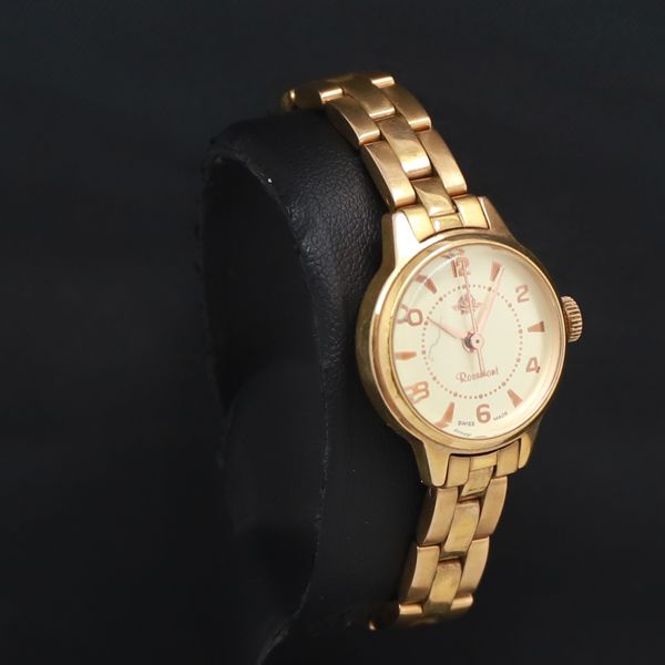 QZ ROSEMONT RS-001 ゴールド文字盤 レディース腕時計 2000000 NSK KRK
