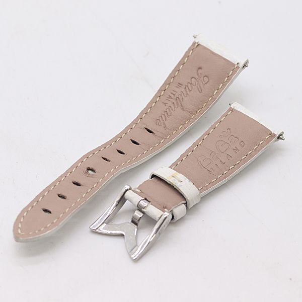 ガガミラノ 純正ベルト レザー ホワイトカラー 20mm用 レディース