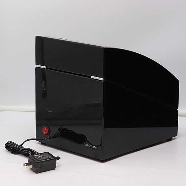 良品 ワインディングマシーン TRIPLE TREE ブラックカラー 腕時計用