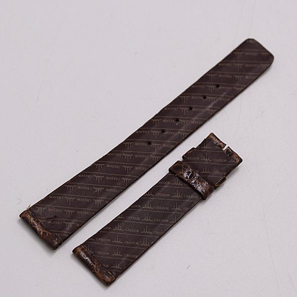 セイコー クレドール 純正ベルト レザー ブラウンカラー 18mm用 メンズ