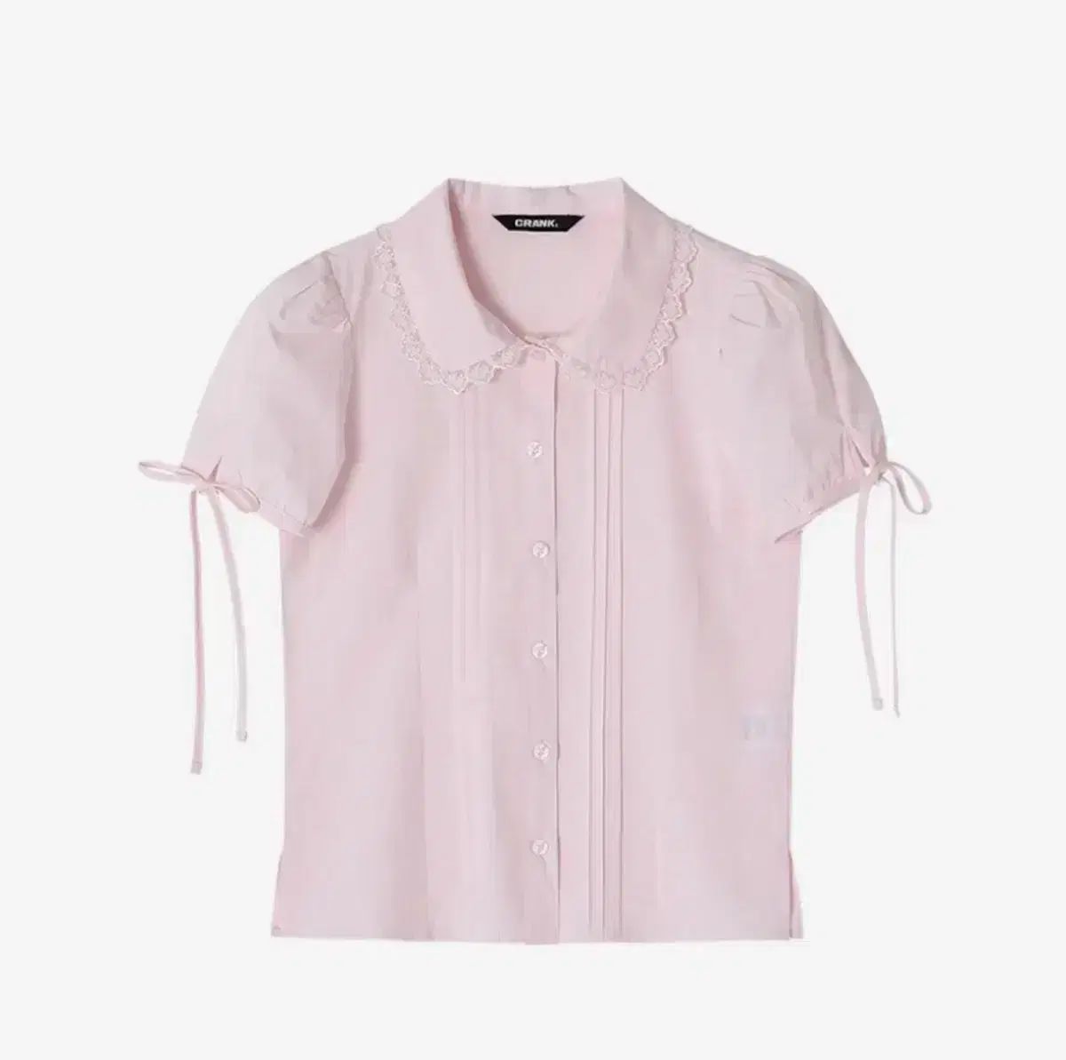 CRANK ピンク 半袖シャツ ブラウス CRNK(クランク) ピンク 半袖 ブラウス - メルカリ